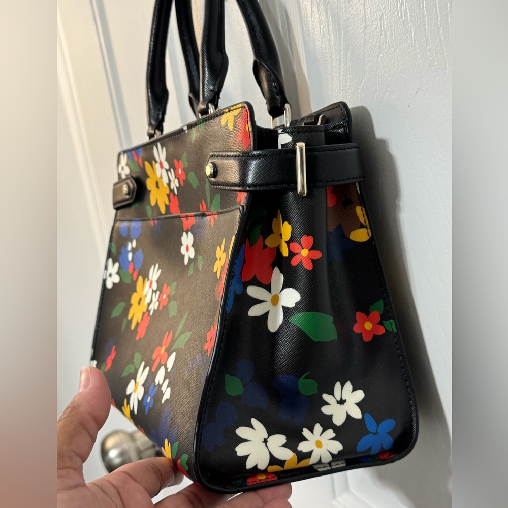 KATE SPADE New York STACI FLORAL MEDIUM SATCHEL - Picture 8 of 13